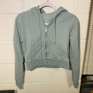 Brandy Melville Sage Crystal Hoodie